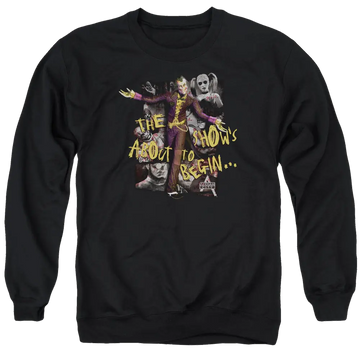 Batman - Arkham About To Begin - Men's Crewneck Sweatshirt Batman