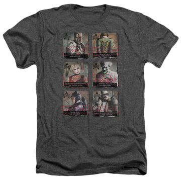 Batman - Arkham Arkham Lineup - Men's Heather T-Shirt Men's Heather T-Shirt Batman   