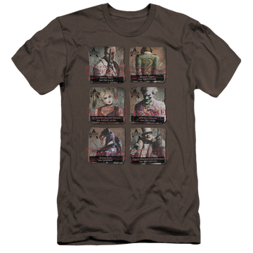 Batman - Arkham Arkham Lineup - Men's Premium Slim Fit T-Shirt Men's Premium Slim Fit T-Shirt Batman   