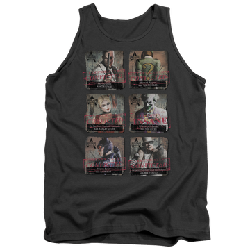 Batman - Arkham Arkham Lineup Men's Tank Men's Tank Batman   