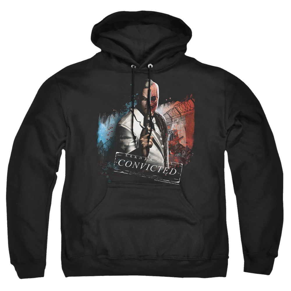 Batman - Arkham Two Face - Pullover Hoodie Pullover Hoodie Batman   