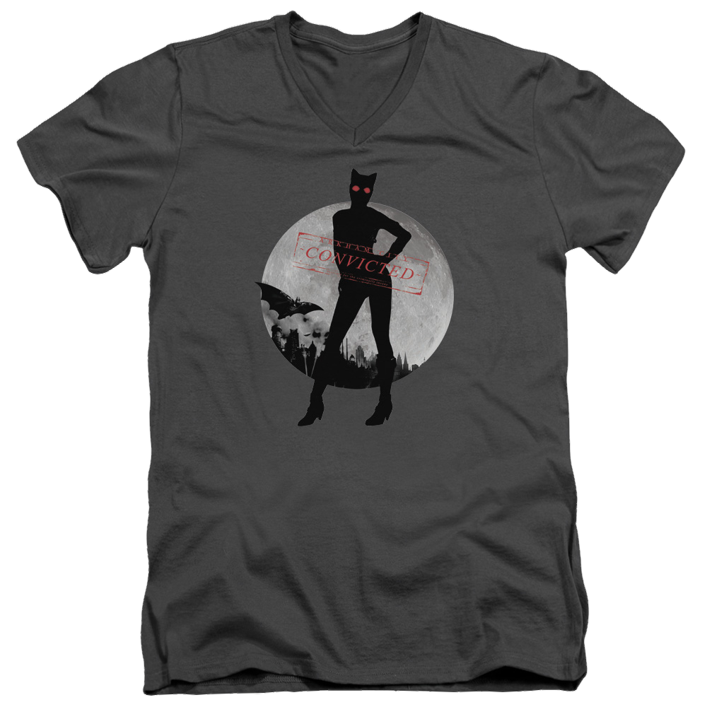 Batman - Arkham Catwoman Convicted - Men's V-Neck T-Shirt Men's V-Neck T-Shirt Catwoman   