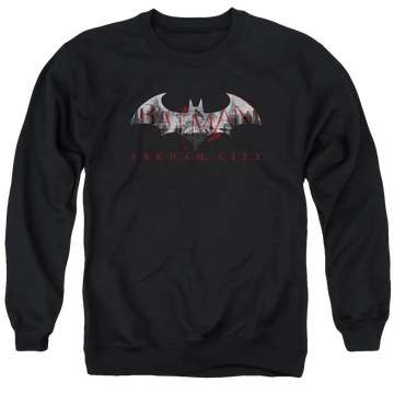 Batman - Arkham Bat Fill - Men's Crewneck Sweatshirt Batman