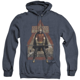 Robin Arkham Robin - Heather Pullover Hoodie Heather Pullover Hoodie Batman   