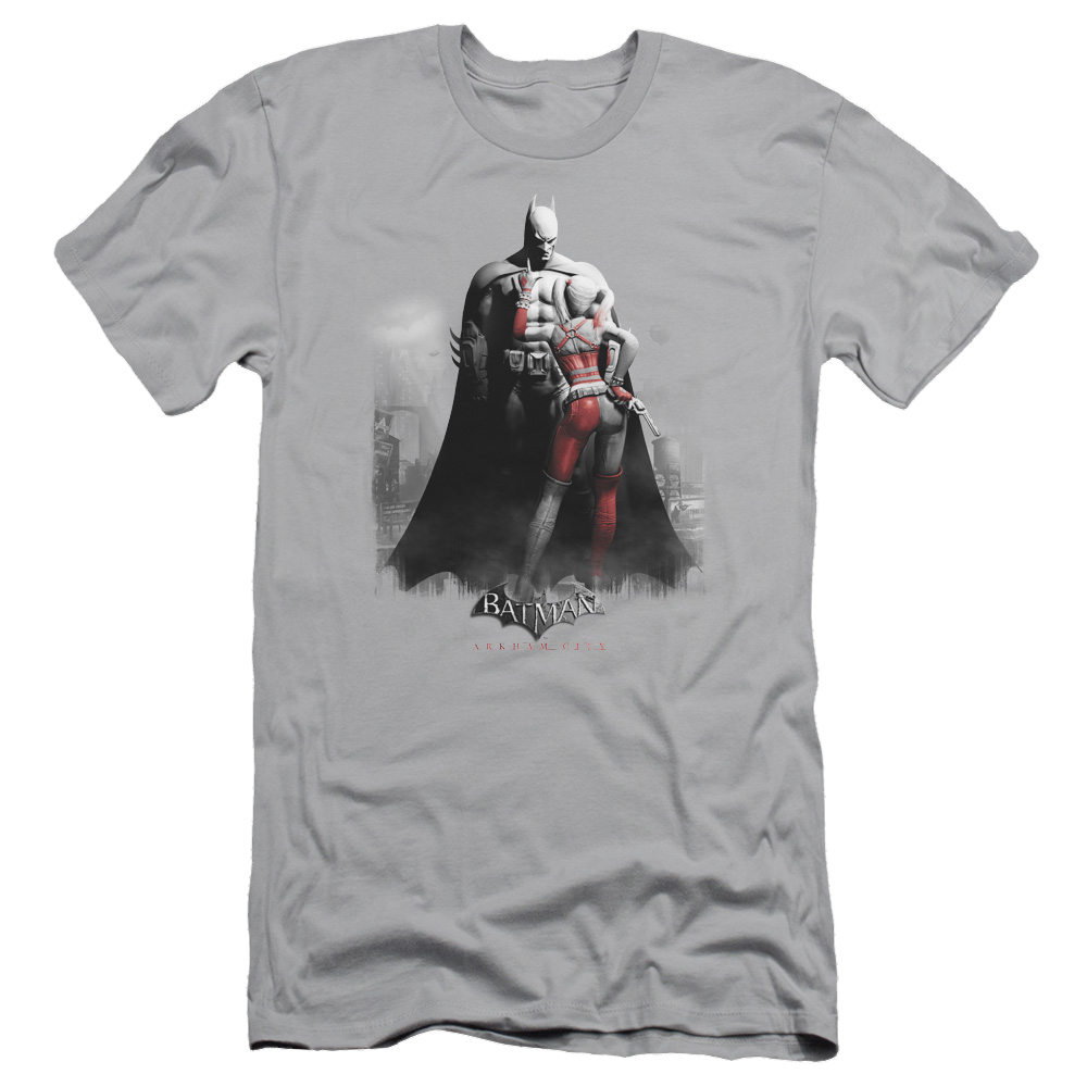 Batman - Arkham Harley And Bats - Men's Slim Fit T-Shirt Men's Slim Fit T-Shirt Harley Quinn   
