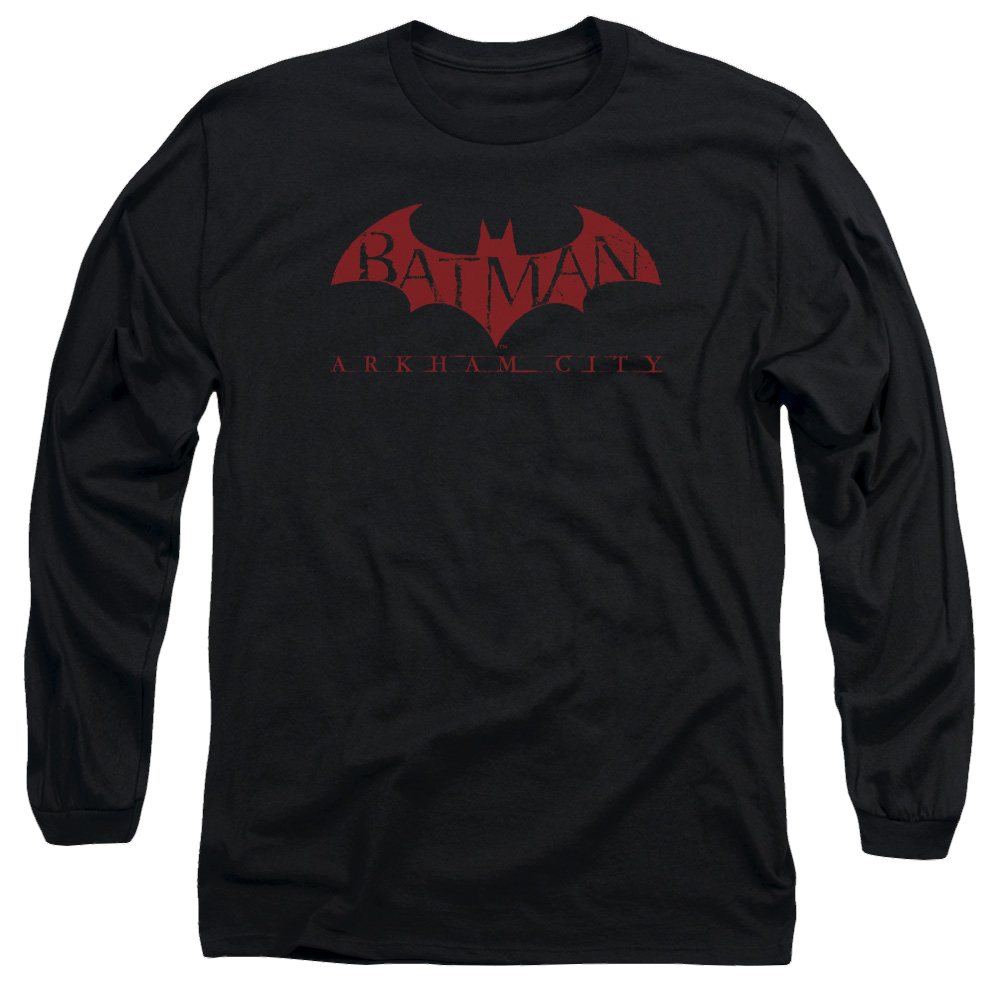 Batman - Arkham Red Bat - Men's Long Sleeve T-Shirt Men's Long Sleeve T-Shirt Batman   