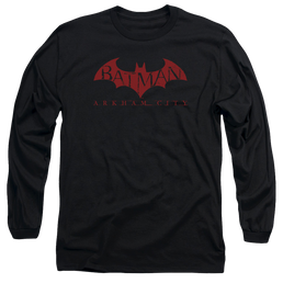 Batman - Arkham Red Bat - Men's Long Sleeve T-Shirt Men's Long Sleeve T-Shirt Batman   