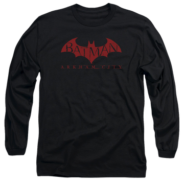Batman - Arkham Red Bat - Men's Long Sleeve T-Shirt Men's Long Sleeve T-Shirt Batman   