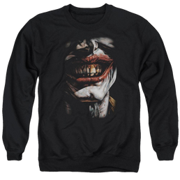 Batman Smile Of Evil - Men's Crewneck Sweatshirt Men's Crewneck Sweatshirt Batman   