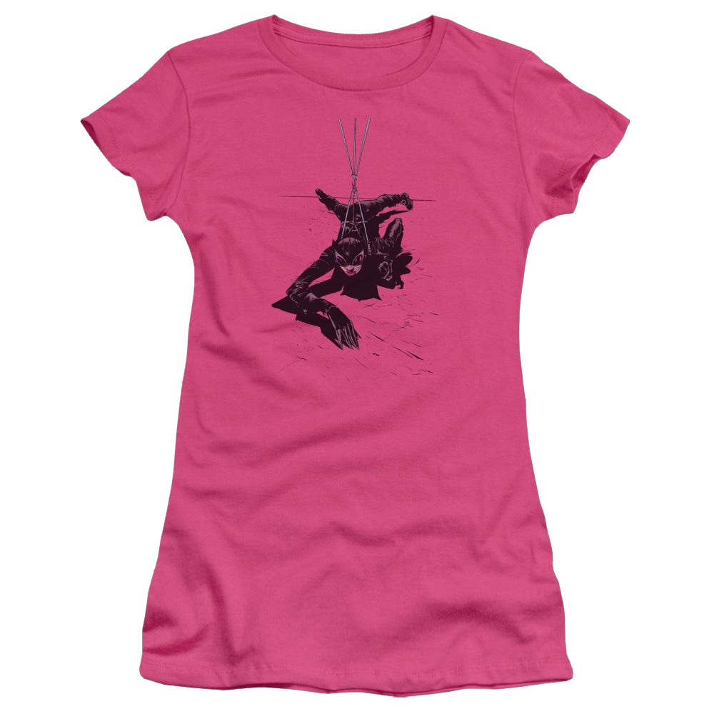 Batman Catwoman Rope - Juniors T-Shirt Juniors T-Shirt Catwoman   