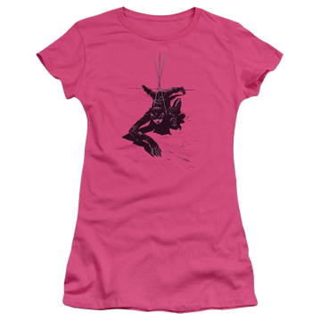 Batman Catwoman Rope - Juniors T-Shirt Juniors T-Shirt Catwoman   