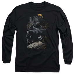 DC Batman Sweeping Cape - Men's Long Sleeve T-Shirt Men's Long Sleeve T-Shirt Batman   