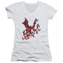Batman Broken City - Juniors V-Neck T-Shirt Juniors V-Neck T-Shirt Batman   