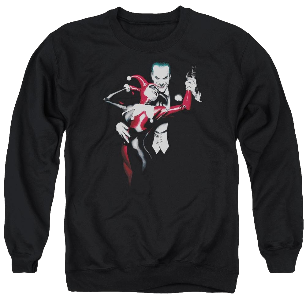 Batman Harley And Joker - Men's Crewneck Sweatshirt Men's Crewneck Sweatshirt Harley Quinn   