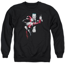 Batman Harley And Joker - Men's Crewneck Sweatshirt Men's Crewneck Sweatshirt Harley Quinn   