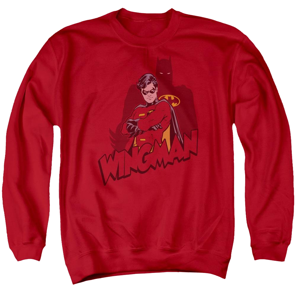 Batman Wingman - Men's Crewneck Sweatshirt Men's Crewneck Sweatshirt Batman   