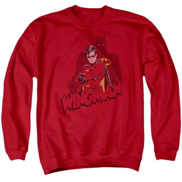 Batman Wingman - Men's Crewneck Sweatshirt Men's Crewneck Sweatshirt Batman   