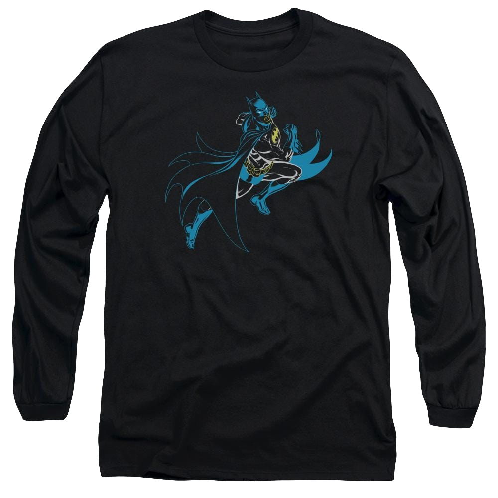 Batman Neon Batman - Men's Long Sleeve T-Shirt Men's Long Sleeve T-Shirt Batman   