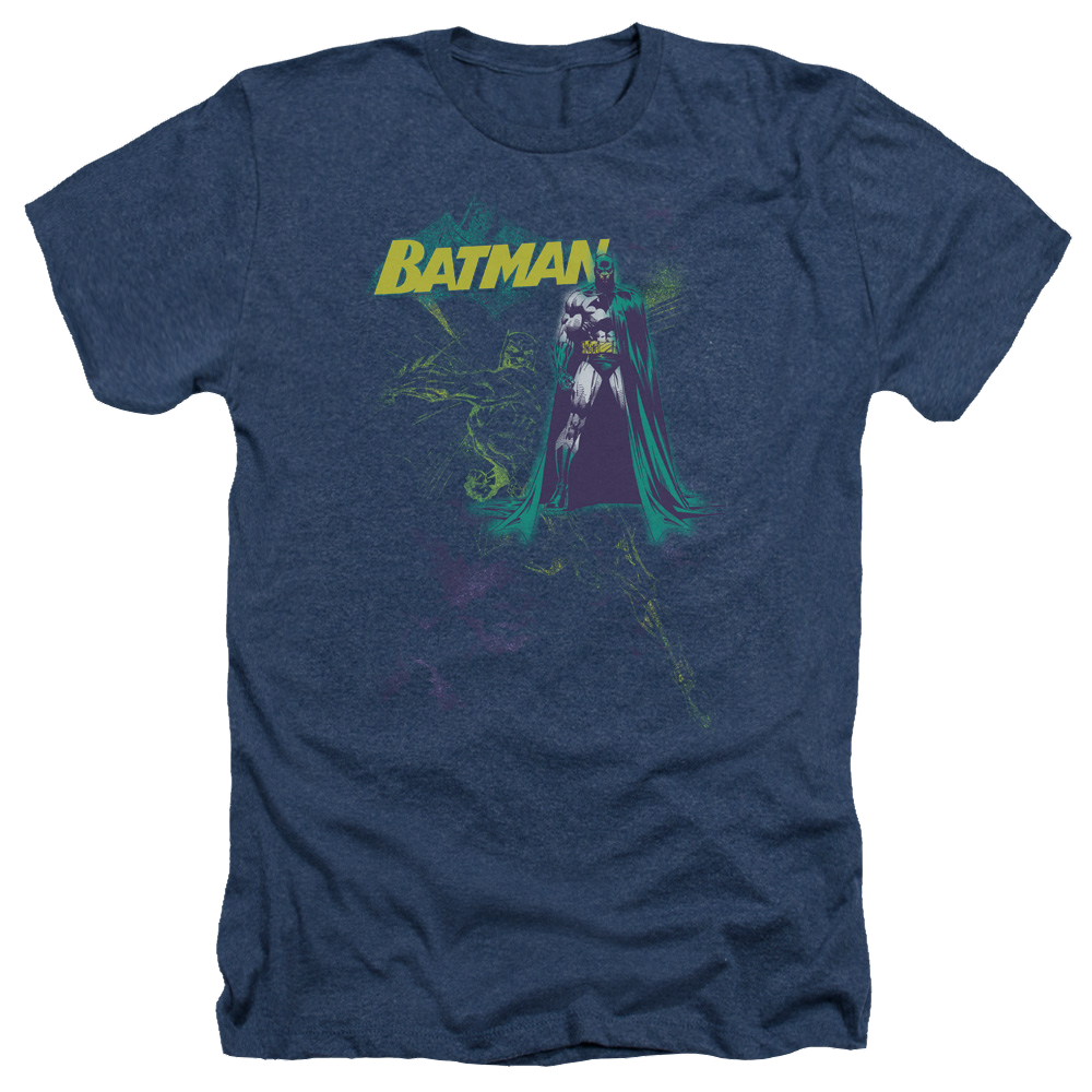 Batman Bat Spray - Men's Heather T-Shirt Men's Heather T-Shirt Batman   