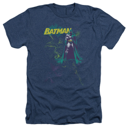 Batman Bat Spray - Men's Heather T-Shirt Men's Heather T-Shirt Batman   