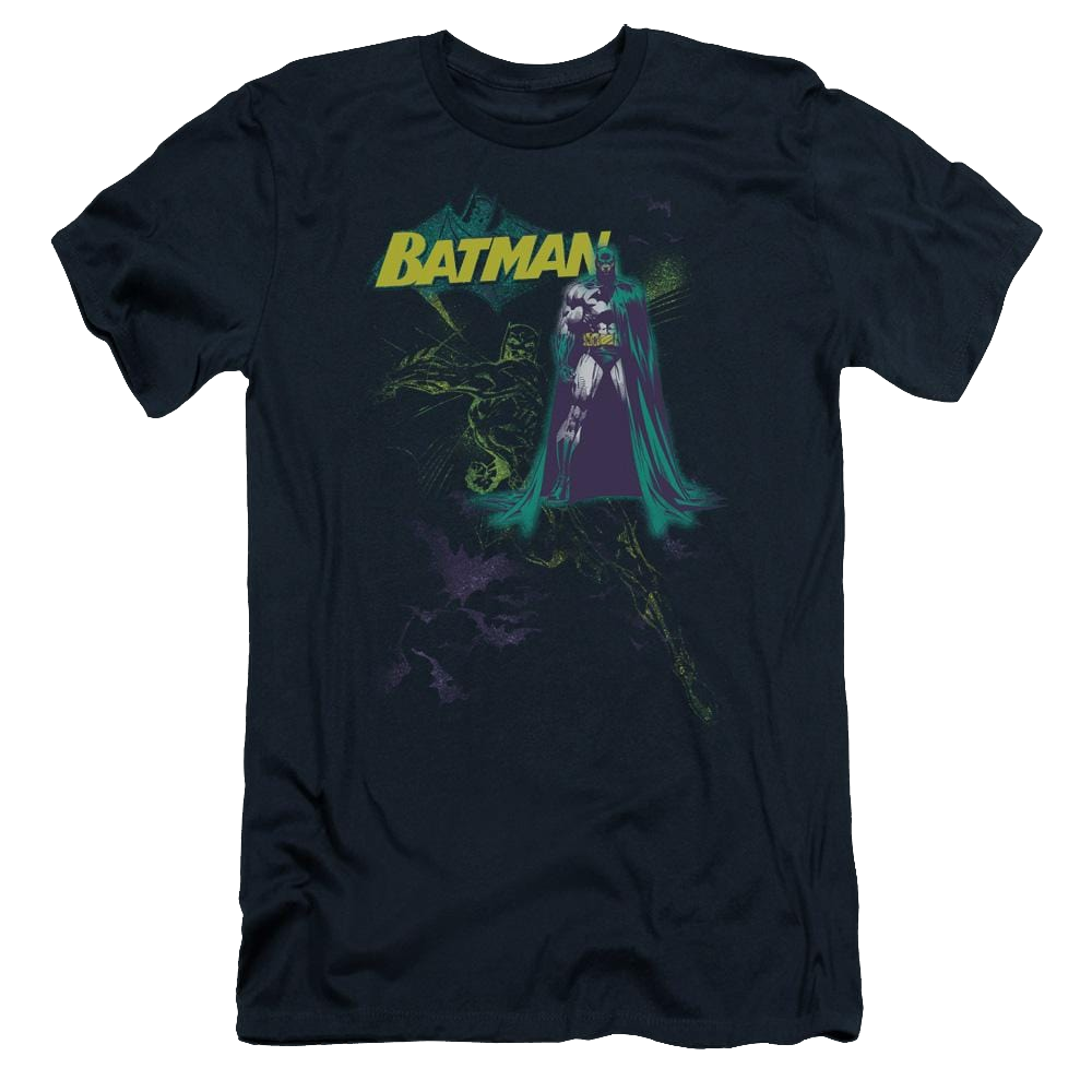 Batman Bat Spray - Men's Slim Fit T-Shirt Men's Slim Fit T-Shirt Batman   