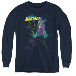 Dc Batman Bat Spray - Youth Long Sleeve T-Shirt Youth Long Sleeve T-Shirt Batman   