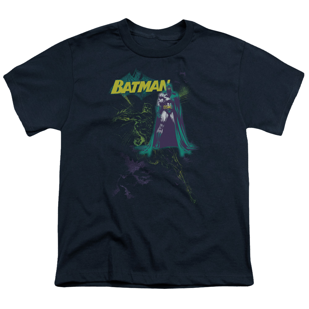 DC Batman Bat Spray - Youth T-Shirt Youth T-Shirt (Ages 8-12) Batman   