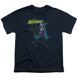 DC Batman Bat Spray - Youth T-Shirt Youth T-Shirt (Ages 8-12) Batman   