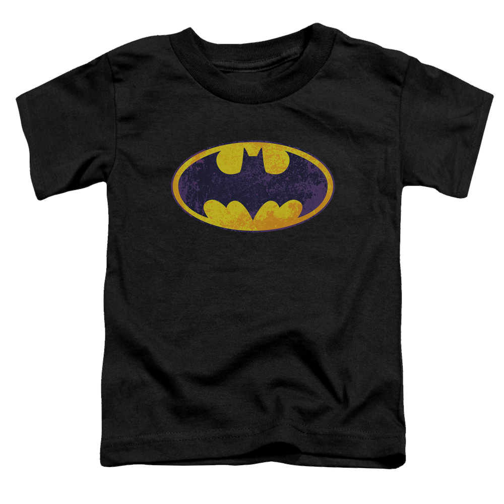 DC Batman Bm Neon Distress Logo - Toddler T-Shirt Toddler T-Shirt Batman   