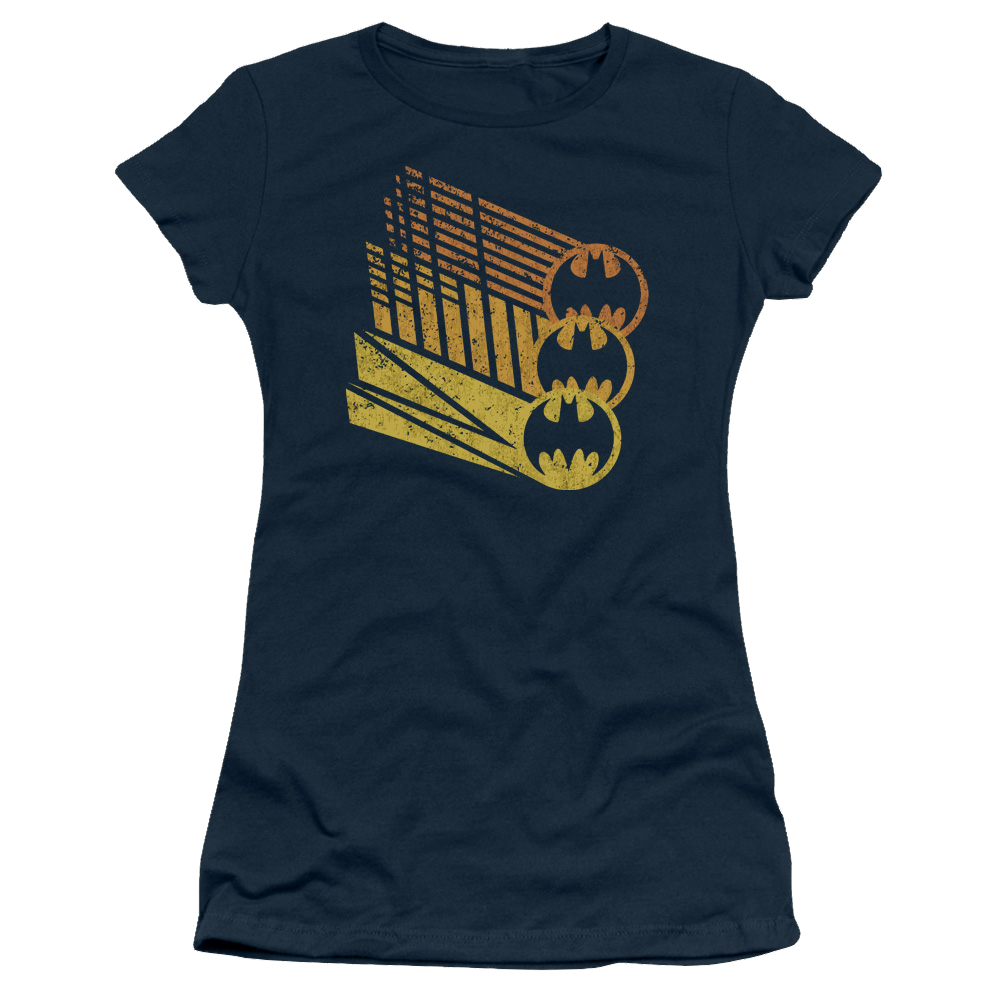 Batman Bat Signal Shapes - Juniors T-Shirt Juniors T-Shirt Batman   