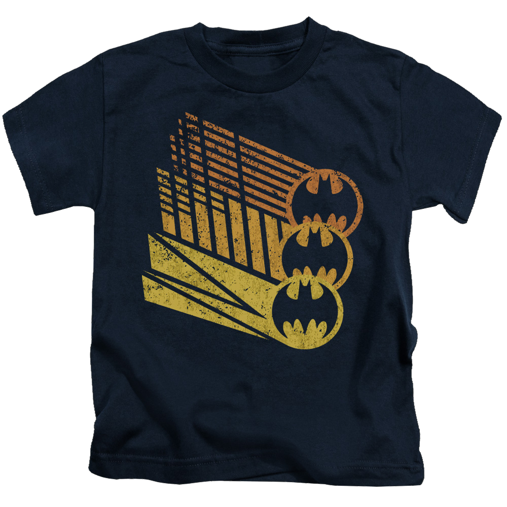 DC Batman Bat Signal Shapes - Kid's T-Shirt Kid's T-Shirt (Ages 4-7) Batman   