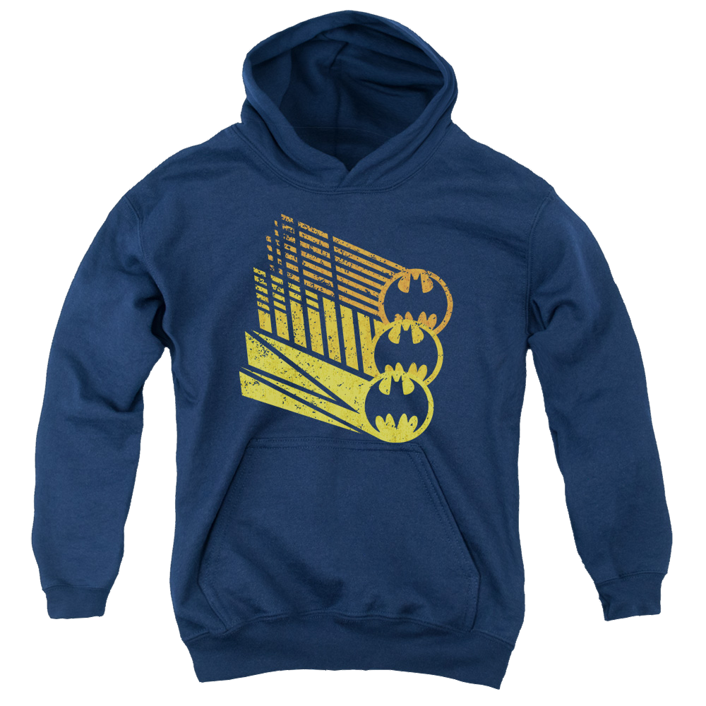 DC Batman Bat Signal Shapes - Youth Hoodie Youth Hoodie (Ages 8-12) Batman   