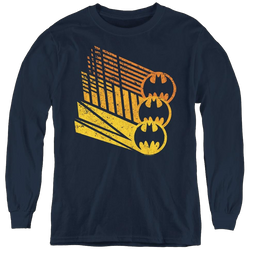 Dc Batman Bat Signal Shapes - Youth Long Sleeve T-Shirt Youth Long Sleeve T-Shirt Batman   