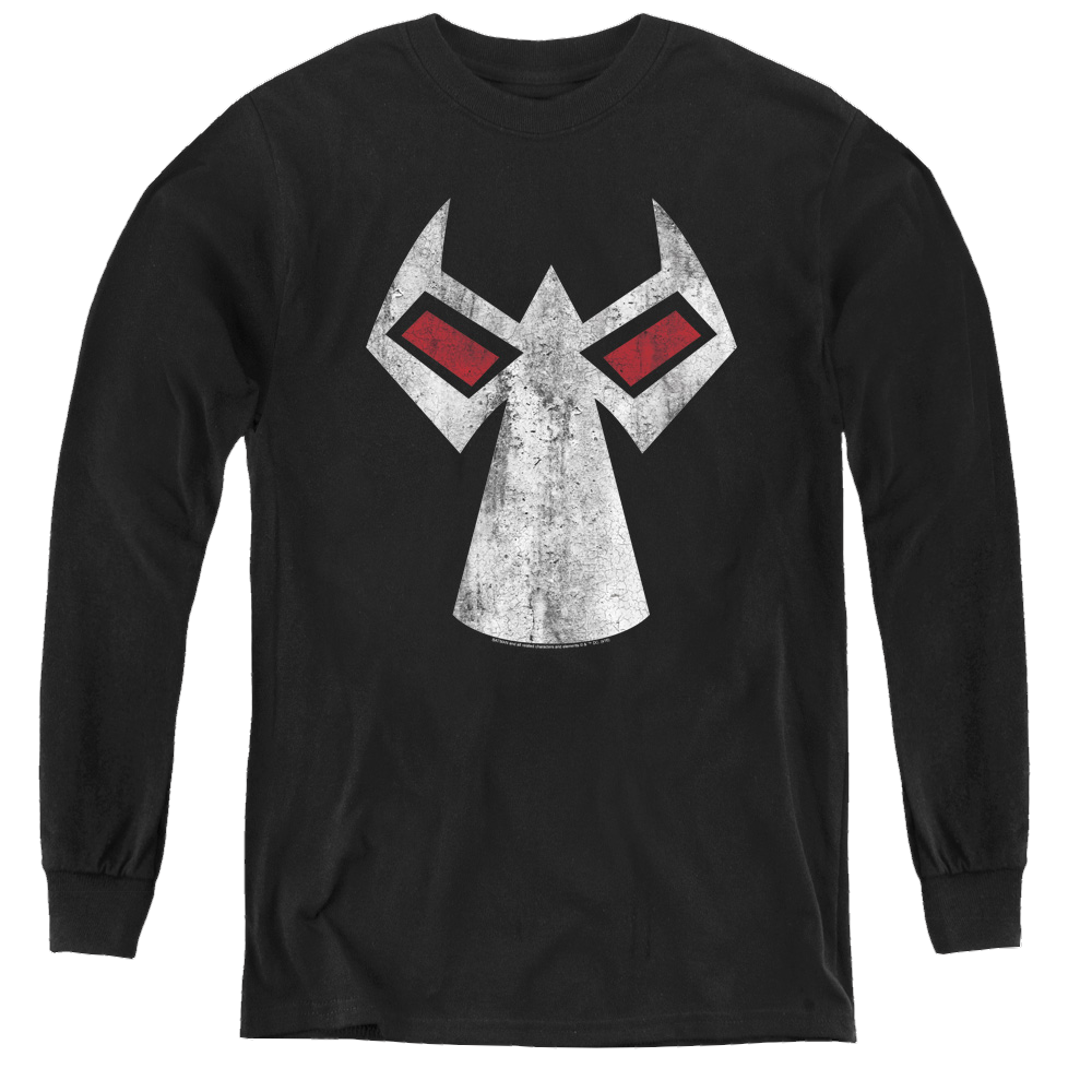 Bane Bane Mask - Youth Long Sleeve T-Shirt Youth Long Sleeve T-Shirt Bane   