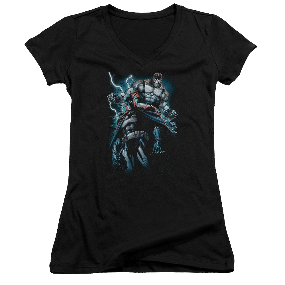 Batman Evil Rising - Juniors V-Neck T-Shirt Juniors V-Neck T-Shirt Bane   