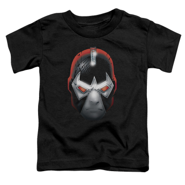 Black toddler t-shirt with Bane Head graphic