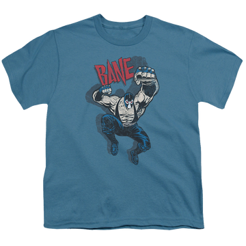 Slate youth t-shirt for ages 8 to 12 with Bane Vintage graphic