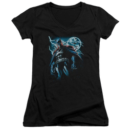 Batman Stormy Knight - Juniors V-Neck T-Shirt Juniors V-Neck T-Shirt Batman   
