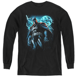 Dc Batman Stormy Knight - Youth Long Sleeve T-Shirt Youth Long Sleeve T-Shirt Batman   