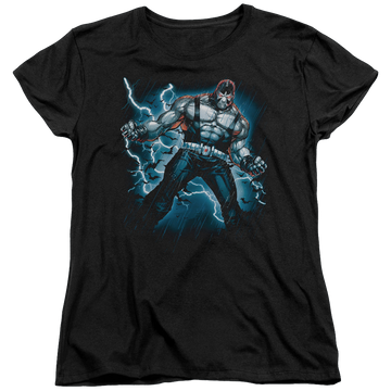 Black women's t-shirt with Stormy Bane graphic