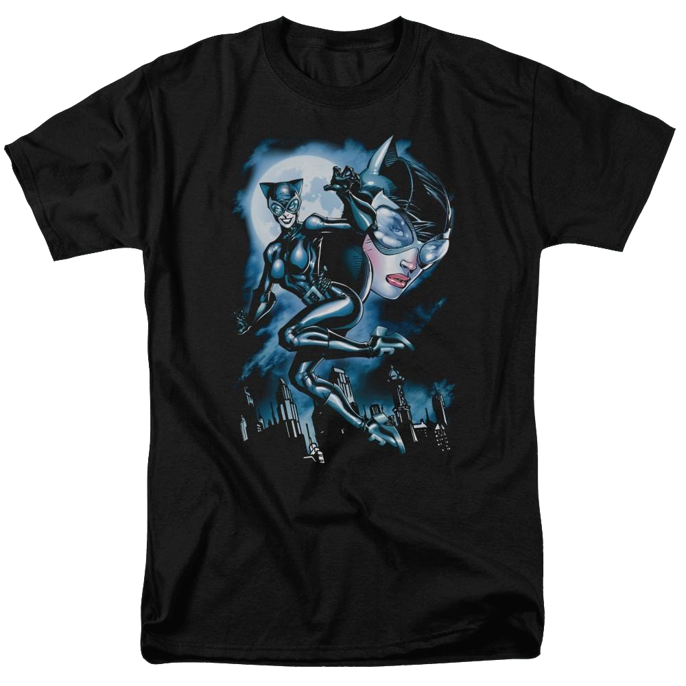 Batman Moonlight Cat - Men's Regular Fit T-Shirt Men's Regular Fit T-Shirt Catwoman   