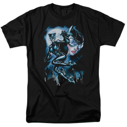Batman Moonlight Cat - Men's Regular Fit T-Shirt Men's Regular Fit T-Shirt Catwoman   