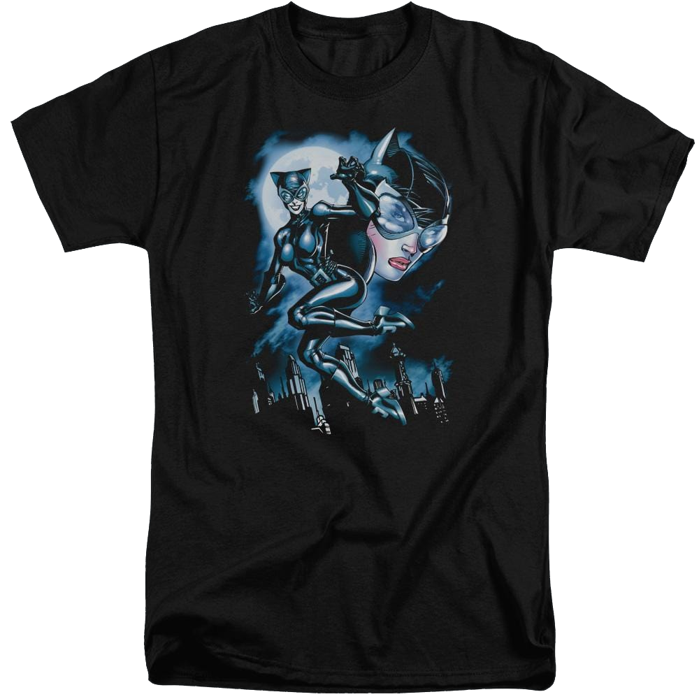 Batman Moonlight Cat - Men's Tall Fit T-Shirt Men's Tall Fit T-Shirt Catwoman   