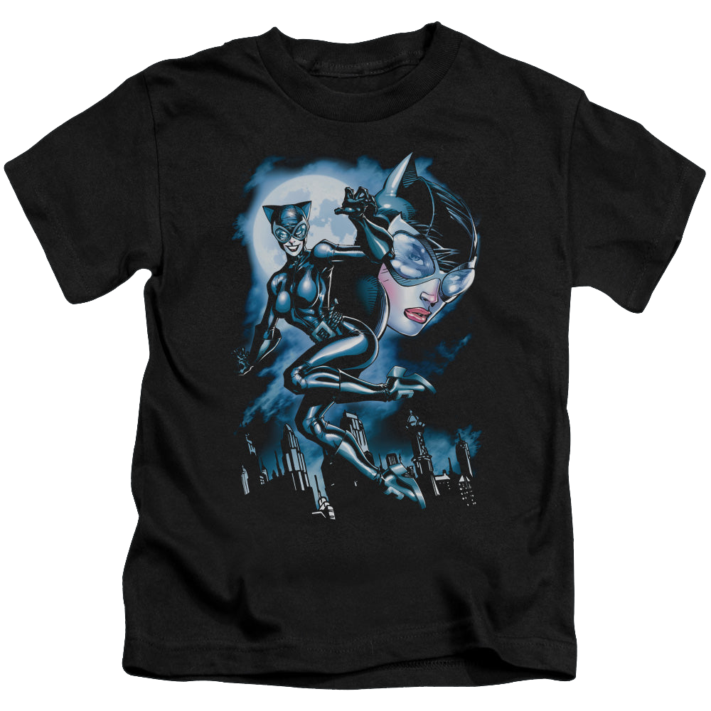 Catwoman Moonlight Cat - Kid's T-Shirt Kid's T-Shirt (Ages 4-7) Catwoman   