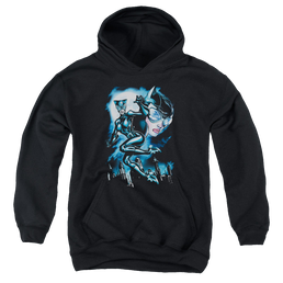 Catwoman Moonlight Cat - Youth Hoodie Youth Hoodie (Ages 8-12) Catwoman   