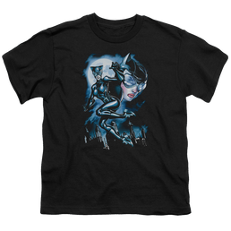 Catwoman Moonlight Cat - Youth T-Shirt Youth T-Shirt (Ages 8-12) Catwoman   