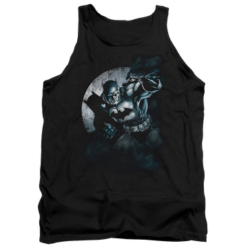 Black men's tank with Batman Spotlight graphic