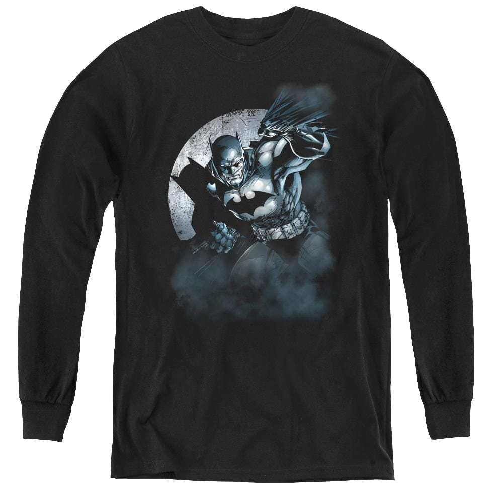 Dc Batman Batman Spotlight - Youth Long Sleeve T-Shirt Youth Long Sleeve T-Shirt Batman   