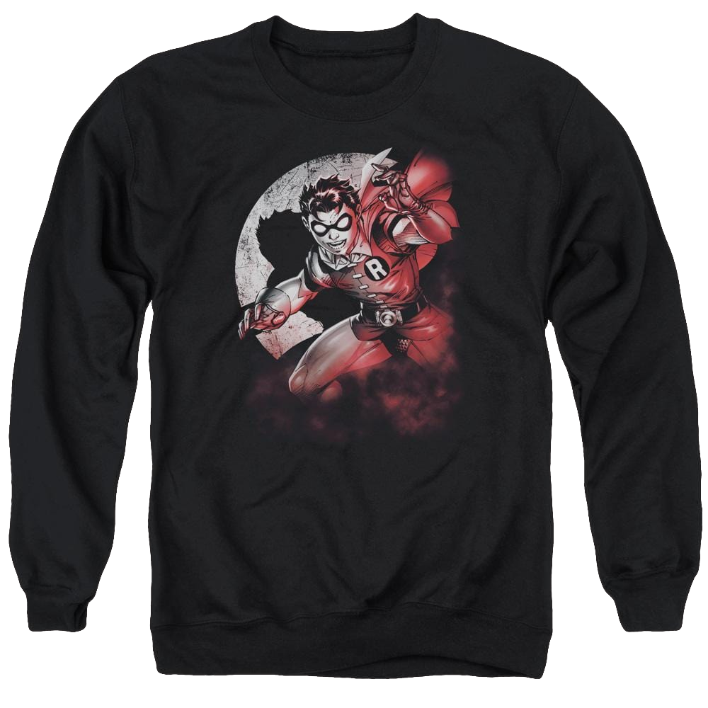 Batman Robin Spotlight - Men's Crewneck Sweatshirt Men's Crewneck Sweatshirt Batman   