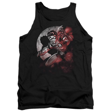 Black men's tank with Batman Robin Spotlight graphic